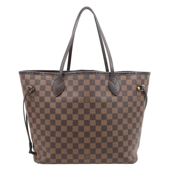 Louis Vuitton Neverfull MM Damier Ebene Tote Bag Brown - Picture 4 of 16